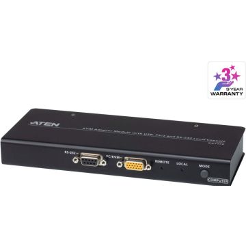 USB VGA KVM Adapter Module with USB PS/2 and RS-232 Local Console