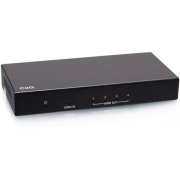 C2G 4-Port HDMI Distribution Amplifier Splitter - 4K 60Hz