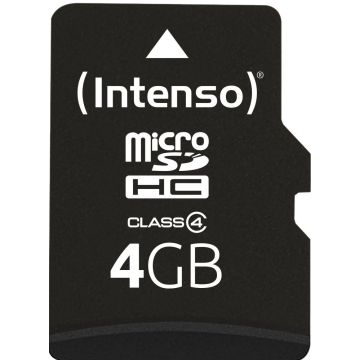 Intenso - Flashgeheugenkaart (Adapter voor microSDHC naar SD inbegrepen)