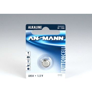 Battery LR54, 1.5V, 50mAh Alkaline