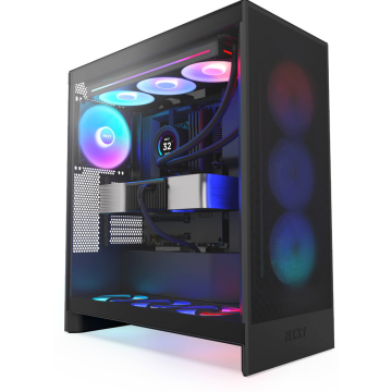 NZXT H7 Flow (2024) RGB Black - Behuizing