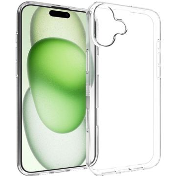Accezz Clear Backcover iPhone 16 Plus - Transparant