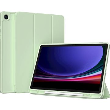 Accezz Smart Silicone Bookcase Samsung Galaxy Tab A9 Plus - Lichtgroen