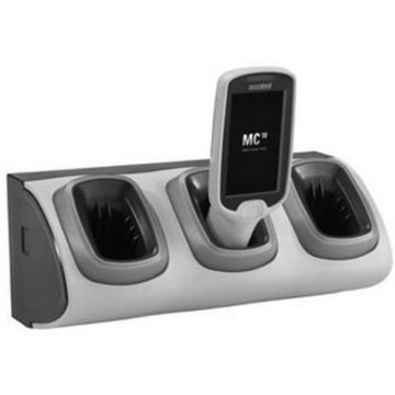 Zebra 3-Slot High Density Locking Cradle - Oplaadslede voor handheld