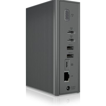 NB Acc ICY BOX Docking für PC/Notebook inkl. 2x HDMI, 1x VGA