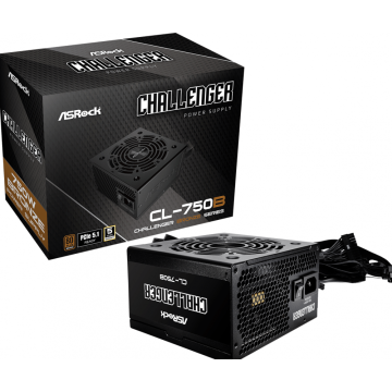 Asrock Challenger CL-750B - Voeding
