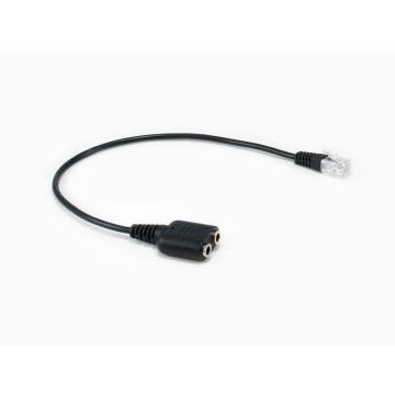 Equip Telefonkabel RJ9 auf 2x 3.5mm Klinke für Headset 25cm