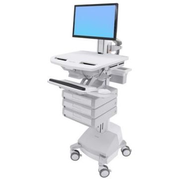 Ergotron StyleView Cart with LCD Pivot, SLA Powered, 3 Drawers - Wagen