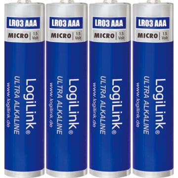USV Acc Logilink Battery AAA Alkaline 4 pcs. 650 mAh, 1.5V, 4pcs.