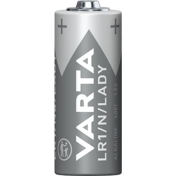Varta -4001, Wegwerpbatterij, Alkaline, 1,5 V, 1 stuk(s), 880 mAh, Grijs, Zilver