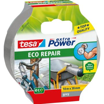 tesa extra Power Eco Repair 10m 38mm grijs