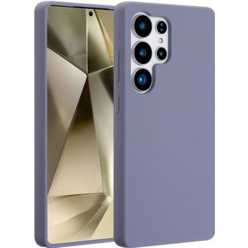 Accezz Liquid Silicone Backcover met MagSafe Samsung Galaxy S25 Ultra - Lavender Gray
