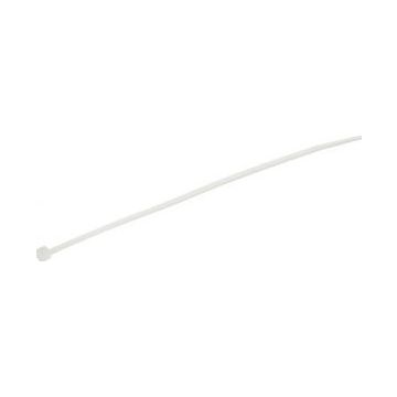 StarTech.com 15cm(6") Cable Ties, 3mm(18") wide, 39mm(1-38") Bundle Diameter, 18kg(40lb) Tensile Strength, Nylon Self Locking Zip Ties with Curved Tip, 94V-2UL Listed, 100 Pack, White - Nylon 66 Plastic