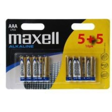 batterij Maxell LR6 Alkali Mignon 10er (5+5) Blister 1,5V