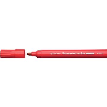 Quantore 630312 Rood - Permanente marker (10 stuks)