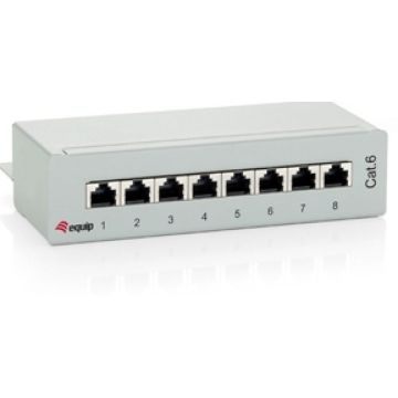 Equip Patchpanel 8x RJ45 Cat6 10"" TischgehÃ¤use