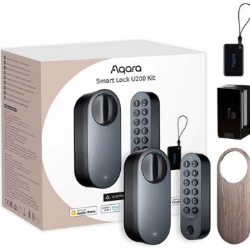 Aqara Smart Lock U200 Kit Black - Slim Slot