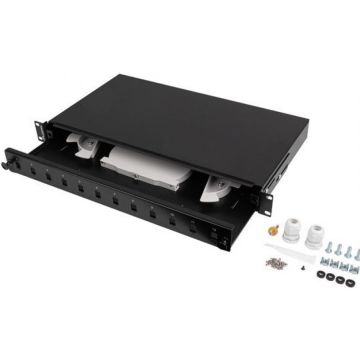 Lanberg 19" 1U FIBER PATCH PANEL 12XSC SIMPLEX / 12XLC DUPLE