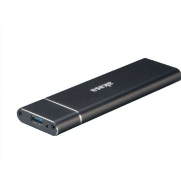 Akasa externes USB 3.1 M.2 SSD Aluminium Gehäuse - schwarz