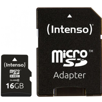 Intenso MicroSDHC 16GB - Geheugenkaart