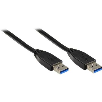 Good Connections USB3.0 Kabel A-A zwart 1,8m