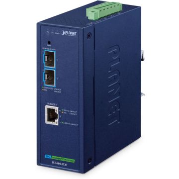 Planet Industrial 2-Port SFP+ 1-Port GE Media Converter IXT