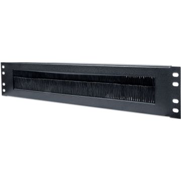 Intellinet Kabelgoot 48,3cm 2HE borstelstrip zw