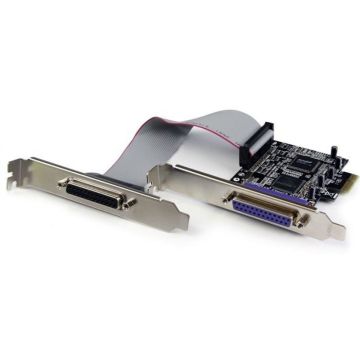 StarTech.com 2-poort PCI Express  PCI-E Parallelle Adapter Kaart – IEEE 1284 met Low Profile Bracket - Parallelle adapter