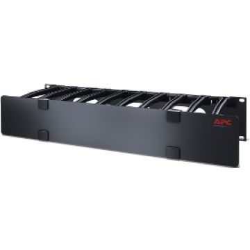 APC Horizontal Cable Manager Single-Sided with Cover - Rekkabelbeheerpaneel met bedekking
