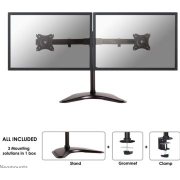 Neomounts NM-D335D - Monitorarm voor 2 schermen