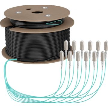 EFB Trunkkabel U-DQ(ZN)BH 12G 50/125, SC/SC OM3 150m