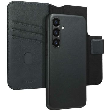 Accezz Leather Bookcase 2-in-1 met MagSafe Samsung Galaxy S23 FE - Onyx Black