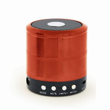 GEMBIRD Tragbare Bluetooth-Lautsprecher red