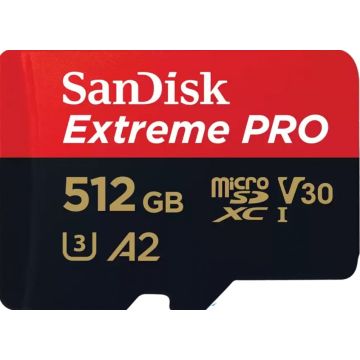 SanDisk Extreme PRO microSDXC V30 512GB - Flashgeheugenkaart
