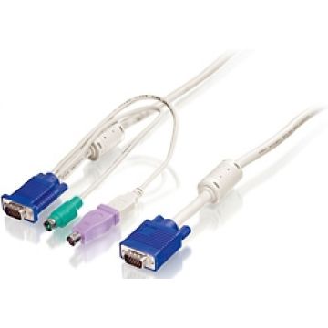LevelOne ACC-2103 - Toetsenbord  video  muis (TVM) kabel