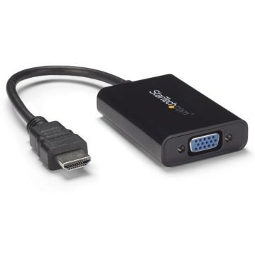 StarTech.com HDMI naar VGA Video Adapter met Audio voor Desktop PC  Laptop  Ultrabook - HDMI naar VGA Converter 1920x1080