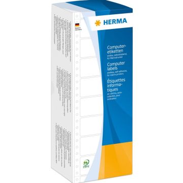 Herma 8113 Computeretiketten eindloos 101,6x48,4 mm 1-banen 3000 St. Perf