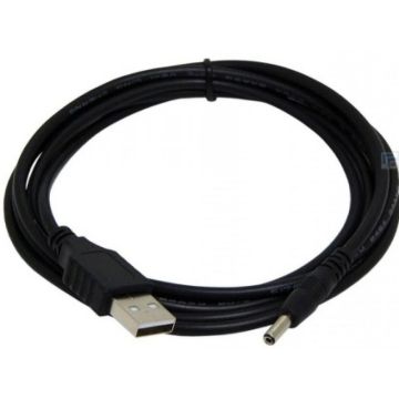 gembird USB-AM-auf-3,5-mm-Netzstecker, 1,8 m, schwarze