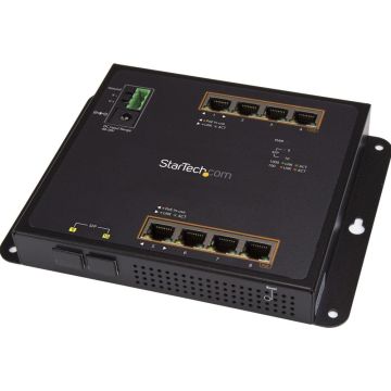 StarTech.com 8 poorts PoE+ Gigabit ethernet switch met 2 SFP connecties - managed