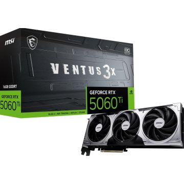 MSI GeForce RTX 5060 Ti 16G VENTUS 3X OC - Videokaart