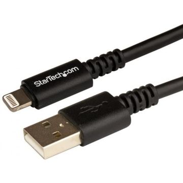 StarTech.com 3 m lange zwarte Apple 8-polige Lightning-connector naar USB-kabel voor iPhone  iPod  iPad - Lightning-kabel