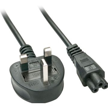 Lindy IEC-Netzkabel UK C5 2m