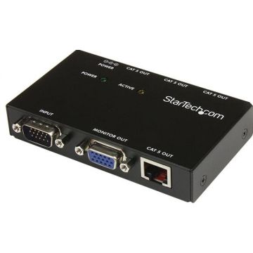 StarTech.com 4-poorts VGA Over CAT5 video-extender - 150 m