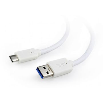 gembird USB 3.0 auf Type-C Kabel (AM/CM), 3m, weiß