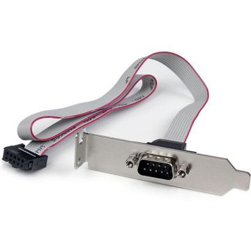 StarTech.com 40 cm Low-Profile Seriële Poort Slotplaatje - Serieel paneel
