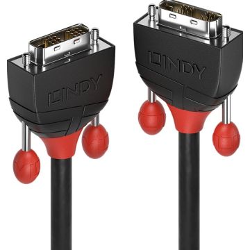 Lindy DVI-D Single Link Kabel zwart Line 10m