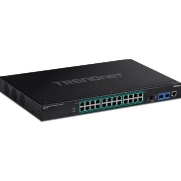 TRENDnet 26-Port Industr. Gigabit L2 Managed PoE+ Rackmount