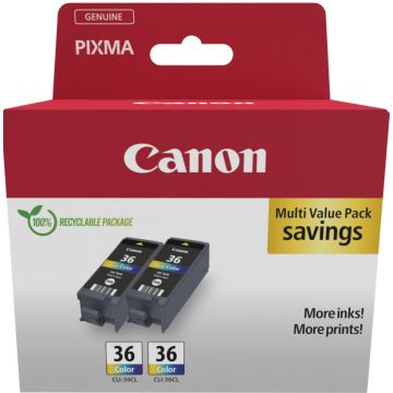 Canon CLI-36 Color Twin Pack - 2