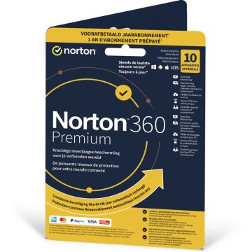 Norton 360 Premium - Abonnementslicentie (1 jaar)