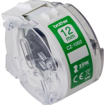 Brother CZ-1002 - Rol (1,2 cm x 5 m) 1 rol(len) doorlopende etiketten